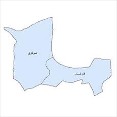 دانلود نقشه بخش های شهرستان حاجی آباد